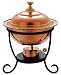 Kitchen & Housewares : Old Dutch 12¿ x 15¿ Round Decor Copper Chafing Dish,  3 Qt