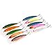 Piscifun 10 Colors 4.33inch 0.48oz Plastic Deep Diver Sinking Minnow Lure with 3D Eyes Two VMC Treble Hooks
