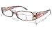 Eyekepper 4-Pack Beautiful Colors Spring Hinge Rectangular Reading Glasses +2.00