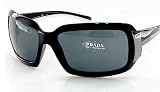 Prada - New Authentic PRADA SPR01H SPR 01H 1AB-1A1 Gray Lenses & Black & White Frame Size 61-16-115 SUNGLASSES