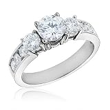 41YKvHFJEzL. SL160  Three Stone Diamond Ring 1 3/4ctw