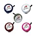 I Love My Bike Bicycle Bell in Chrome, Red, Blue, Pink, or White
