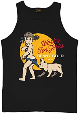 Benny Gold Mens Dont Burn Tank Shirt Medium Black