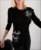 Sinful Clothing - Women's Saint L/S Thermal in Black S1072