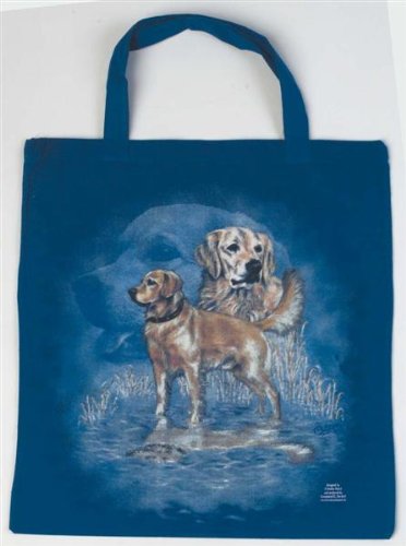 Golden Retriever Tasche - Christina Bötzel - Einkaufstasche Tragetasche Stoffbeutel Beutel Bag Hund Hunde Gold Geschenk Geburtstag