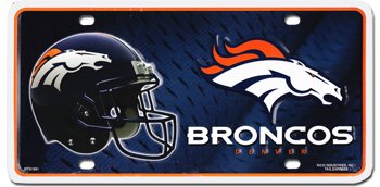 NFL License Plate - Denver Broncos