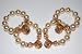 Kitchen & Housewares : Swarovski Golden Shadow Crown Crystal Napkin Rings (Set of 4)