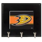 Anaheim Ducks NHL Wood Keyhook Rack