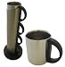 4pc S. Steel Camping Coffee/Tea Mugs + Storage Stand