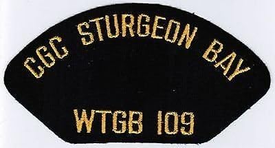 US Navy Cap Patch USS CGC Surgeon Bay WTGB 109 VET Embroidered Biker USS-0026