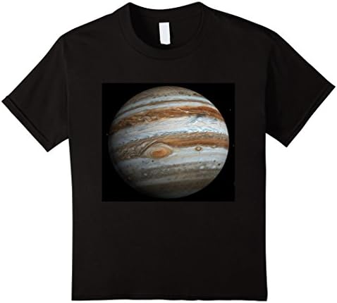 Kids Jupiter Planet Tee Shirt 6 Black