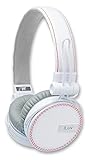 ReF by iLuv - Canvas Fabric Exterior On-Ear Headphones with Incredibly Deep Bass - Perfect match to 