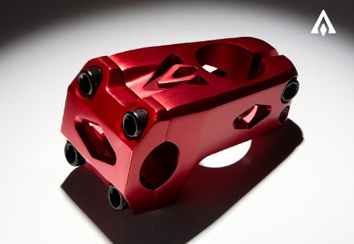 Amber Jaws Front Load Stem - Matte Red