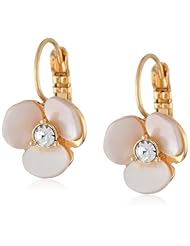 kate spade new york "Disco Pansy" Leverbacks Earrings