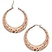 40mm - INOX Jewelry 316L Stainless Steel Rose Gold title=