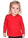 Kavio! Infants Jersey RawEdge High Low Long Sleeve Hoodie w.Pouch