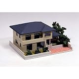 Nゲージ ストラクチャー(鉄道関連施設) 二階建アパート ラズベリー (完成品) #23-403A/