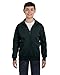 Hanes Comfortblend EcoSmart Full-Zip Kids' Hoodie Sweatshirt, Black, Small