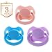 LittleForBig Bigshield Generation-II Big Sized Pacifier 3 Paci Pack - Blue Pink Purple