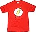 DC Comics Men's The Flash Logo Design T-Shirt