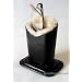 Plush Lined Eyeglass Holder , Black