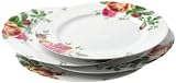 Royal Albert Country Rose Dinner Plates, Set of 4