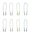 Club Pack Of 144 Beaded Lariat Christmas Ornaments 23"