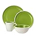 Rachael Ray Dinnerware Rise 4-Piece Stoneware Cereal Bowl Set, Green