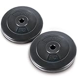 Physionics® HSTA17 2x Weight Discs 5kg Fitness