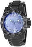 Invicta Men's 0516 Reserve Collection Grey Mother-Of-Pearl Black Ion-Plated Stainless Steel Watch