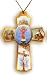 Divine Child Necklace with Cord, 2 x 1.5" - MADE IN ITALY
