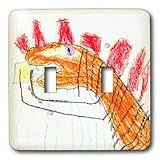 Young Artist Expo - Dinosaur - Light Switch Covers - double toggle switch