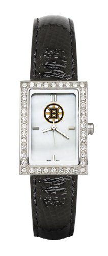 Boston Bruins Ladies Allure Leather Watch