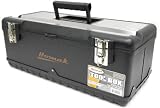 HOMAK BK00119800 20-Inch Black Painted Steel Tool Box
