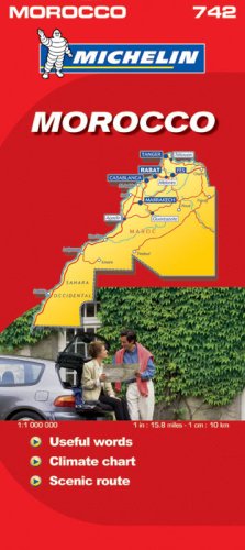 City Travel Guides Discounted  Books : Michelin Map Africa Morocco 742 (w/cover)