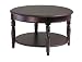 Winsome Whitman Round Coffee Table with Carved legs