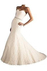 Mermaid Lace Corset   Waistline Wedding Dress 