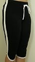Capri pants , in black,womens crop 3 4 leggings