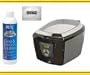 Haier Professional Ultrasonic Cleaner - Cleans Jewelry Optics Eyeglass CD's DVD's and Other Delicate Items + Blitz Jewelry & Gem Cleaner (Concentrate 8oz.) + DB Roth 100% Cotton Flannel All-in-one Jewelry Cloth