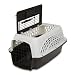 Petmate Two Door Top Load 19-Inch Pet Kennel, Metallic Pearl White and Coffee Ground Bottom