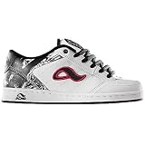 Adio Mens Shoes Hamilton White/Black/Red