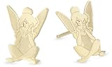 Disney Tinkerbell 10kt Gold Girl's Stud Earrings