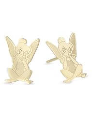 Disney Tinkerbell 10kt Gold Girls Stud Earrings