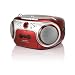Scott The Essential Line B10RD EL Tragbares Stereo Radio (CD-/MP3-Player, Radiorecorder) rot