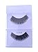 6 Pairs Crème 100% Human Hair Natural False Eyelash Extensions Black Natural Lashes,Free Gift