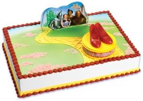 Wizard of Oz Ruby Red Slippers Birthday Cake Decorating Kit
