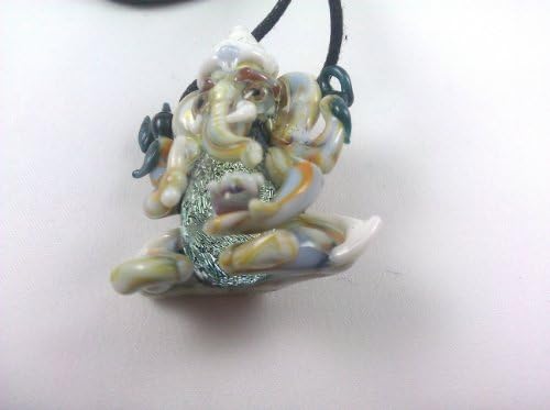 Ganesh - Glass Pendant Necklace