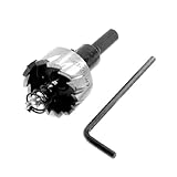 uxcell　ホールソー　L スパナ　HSS素材　三角形シャンク　26mmのカッティング径