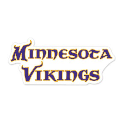 Minnesota Vikings NFL Large Sticker (12