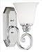 Kenroy Home 80251CH Strasbourg Wall Sconce in Chrome